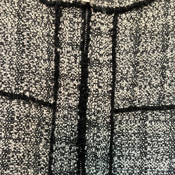 ISABEL MARANT ETOILE Laura Wool Blend Tweed Zip Jacket SZ XL - Picture 10 of 11